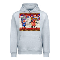 Heather Grey usa hot dog coca tumbler Urban Hoodie - BarkalooDesign