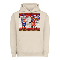 Pigment French Oak usa hot dog coca tumbler Urban Hoodie - BarkalooDesign