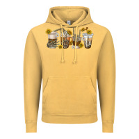 Vintage Mustard skeleton hands coffee cups Vintage Hoodie - texasbilliewilder