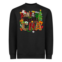 Black santa's favorite cna Heavyweight Sweatshirt - Zillion Design Studio