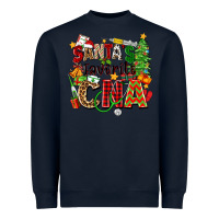 Navy santa's favorite cna Heavyweight Sweatshirt - Zillion Design Studio