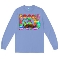 Colony Blue proud dad Long Sleeve Tee - HRA Design Shop