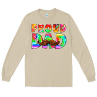 Mushroom proud dad Long Sleeve Tee - HRA Design Shop