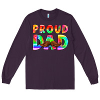 Plum proud dad Long Sleeve Tee - HRA Design Shop