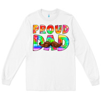 White proud dad Long Sleeve Tee - HRA Design Shop