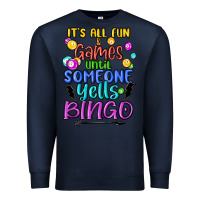 Navy bingo Premium Sweatshirt - MaliasSmallBusiness