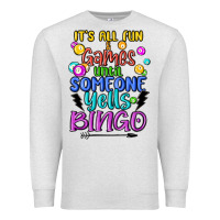 Oatmeal Heather bingo Premium Sweatshirt - MaliasSmallBusiness