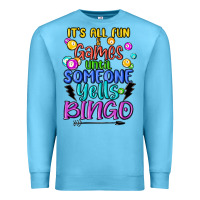 Ocean Blue bingo Premium Sweatshirt - MaliasSmallBusiness