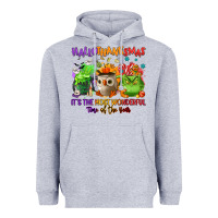 Heather Grey Hallothanksmas Heavyweight Hoodie - NancyCooperArtShop
