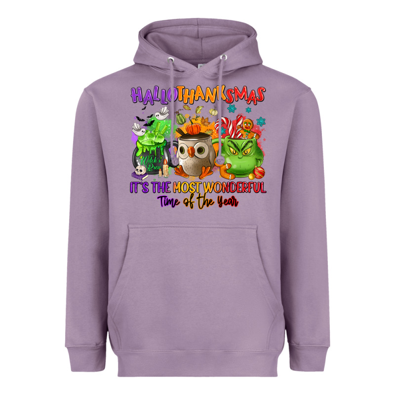 Hallothanksmas Heavyweight Hoodie by NancyCooperArtShop | Teevron