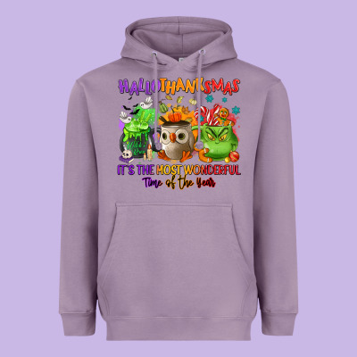 Hallothanksmas Heavyweight Hoodie Designed By Nancycooperartshop