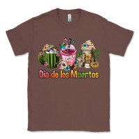 Chestnut mexican día de los muertos coffee cups Classic Tee - FaDigitalArtStudio