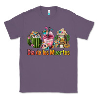 Lavender mexican día de los muertos coffee cups Classic Tee - FaDigitalArtStudio