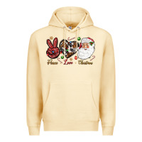 Pina Colada Peace love Christmas Premium Hoodie - NancyCooperArtShop