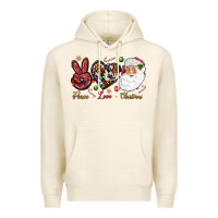 Tofu Peace love Christmas Premium Hoodie - NancyCooperArtShop