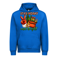 Cobalt stay merry and bright peace hand Urban Hoodie - Jasminsmagicworld