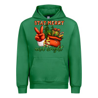 Emerald stay merry and bright peace hand Urban Hoodie - Jasminsmagicworld