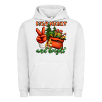 Pigment Lunar Rock stay merry and bright peace hand Urban Hoodie - Jasminsmagicworld