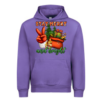 Tulip stay merry and bright peace hand Urban Hoodie - Jasminsmagicworld