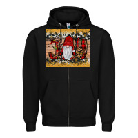 Black gnome joy Zipper Hoodie - JahusDesignShop