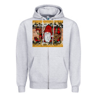 Heather Grey gnome joy Zipper Hoodie - JahusDesignShop