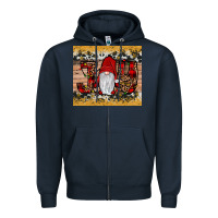 Navy gnome joy Zipper Hoodie - JahusDesignShop