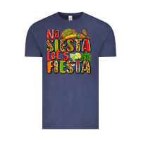 Vintage Denim no siesta let's fiesta Vintage Tee - Zillion Design Studio