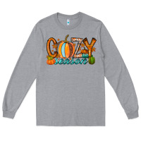 Heather Grey cozy season Long Sleeve Tee - RacoonDesign