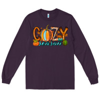 Plum cozy season Long Sleeve Tee - RacoonDesign