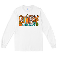 White cozy season Long Sleeve Tee - RacoonDesign
