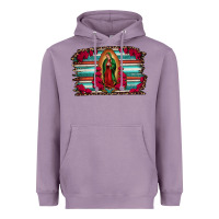 Lavender lady of guadalupe serape and roses Heavyweight Hoodie - Jasminsmagicworld