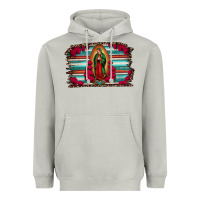 Moon Dust lady of guadalupe serape and roses Heavyweight Hoodie - Jasminsmagicworld