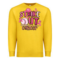 Lemon strike out cancer baseball Premium Sweatshirt - MaliasSmallBusiness
