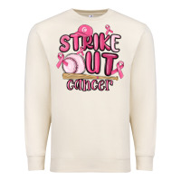 Sandshell strike out cancer baseball Premium Sweatshirt - MaliasSmallBusiness