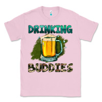 Bubblegum Pink drinking buddies with beer Classic Tee - HRA Design Shop