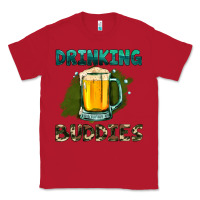 Red drinking buddies with beer Classic Tee - HRA Design Shop