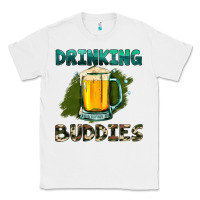 White drinking buddies with beer Classic Tee - HRA Design Shop