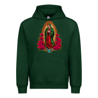 Forest Green our lady of guadalupe Urban Hoodie - Jasminsmagicworld