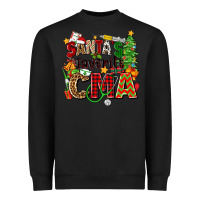 Black santa's favorite cma Heavyweight Sweatshirt - Zillion Design Studio