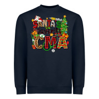Navy santa's favorite cma Heavyweight Sweatshirt - Zillion Design Studio