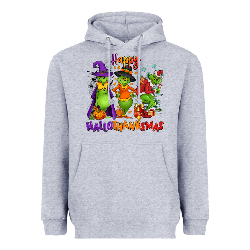 Happy Hallothanksmas Heavyweight Hoodie by NancyCooperArtShop | Teevron