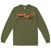 Army Green nacho average daddy libbey glass Long Sleeve Tee - HRA Design Shop