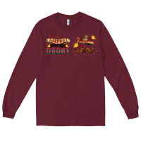 Burgundy nacho average daddy libbey glass Long Sleeve Tee - HRA Design Shop