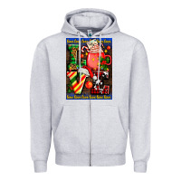 Heather Grey love coffee cup Christmas Zipper Hoodie - AdoDesignShop