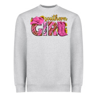 Heather Grey southern girl western Heavyweight Sweatshirt - texasbilliewilder