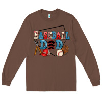 Chestnut baseball dad Long Sleeve Tee - AdoDesignShop