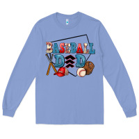 Colony Blue baseball dad Long Sleeve Tee - AdoDesignShop
