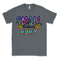 Charcoal Heather small business baby Classic Tee - CowhideDigitalArt