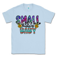 Dusty Blue small business baby Classic Tee - CowhideDigitalArt