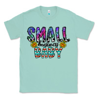 Seafoam small business baby Classic Tee - CowhideDigitalArt